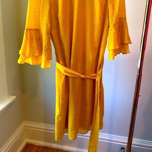 Beautiful never worn golden yellow summer cocktail dress